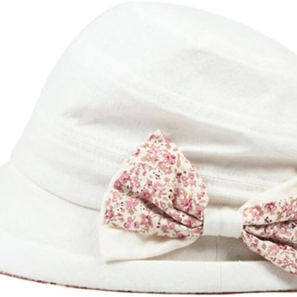 Women's Cotton Foldable Floral Bucket Hat Sun UV Protection Beach Outdoor - Picture 2 of 8